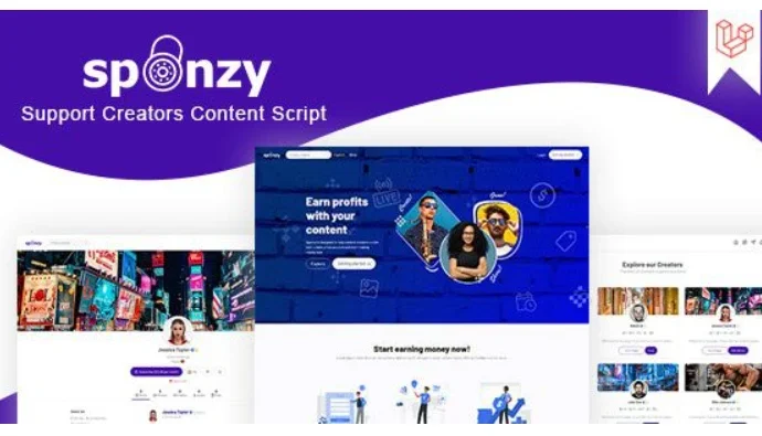 Sponzy 6.8 – Script de conteúdo para criadores de suporte