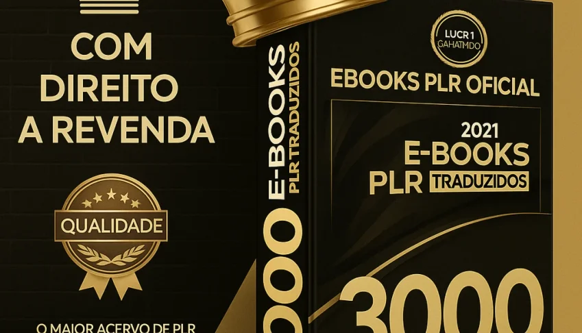 Pacote 3.000 PLR Em Português 2025 + Direito de revenda