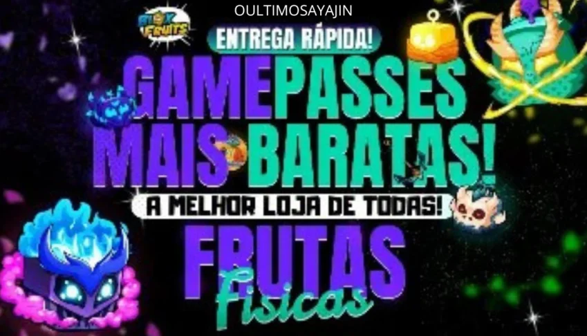 Mega Promoção Frutas Físicas E Game Pass (Blox Fruits)