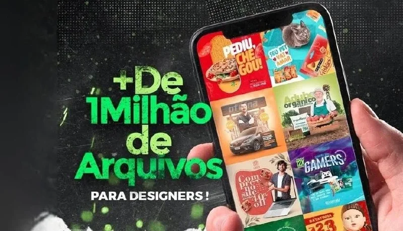 pack com +1 milhão de artes