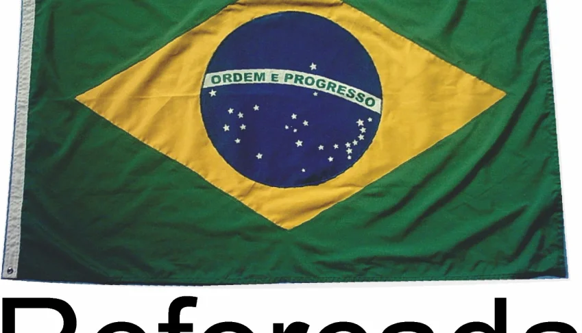 Bandeira Oficial Do Brasil Reforçada 1,28 X 90 Para Mastro
