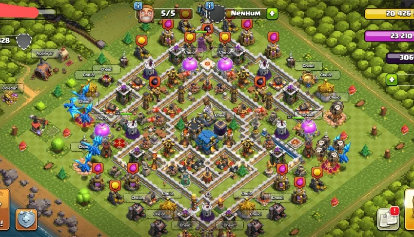 Clash of clans cv 12 muito bom e barato!!