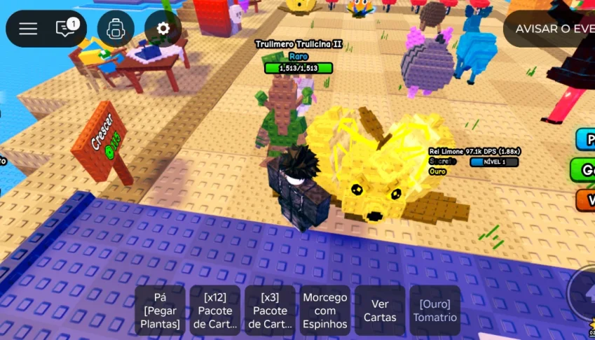 [PLANTS VS BRAINROTS] 1x King Limone Secret Fruit Gold
