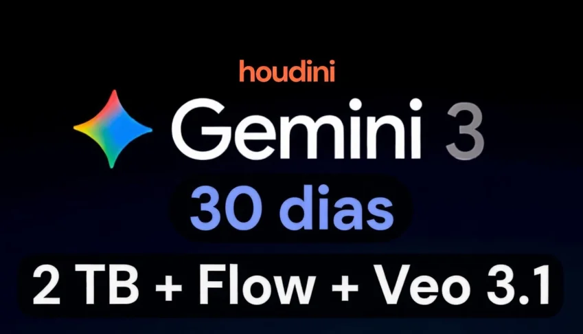 GEMINI 3 Pro + 2TB + Veo 3.1 + Flow - 30 Dias