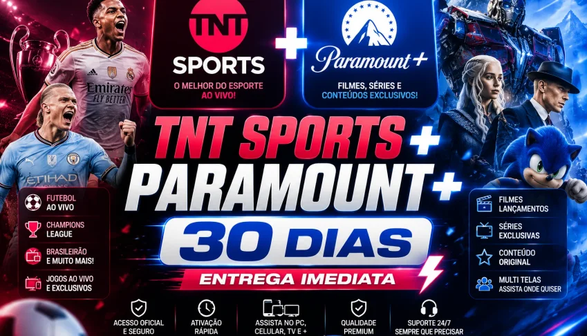 🟢 Hbo Max + Tnt Sports + Paramount [30 Dias] 🟢