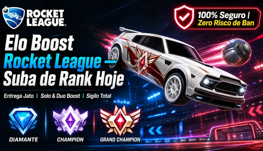 Elo Boost Rocket League | Bronze Ao Gc | Entrega Flash