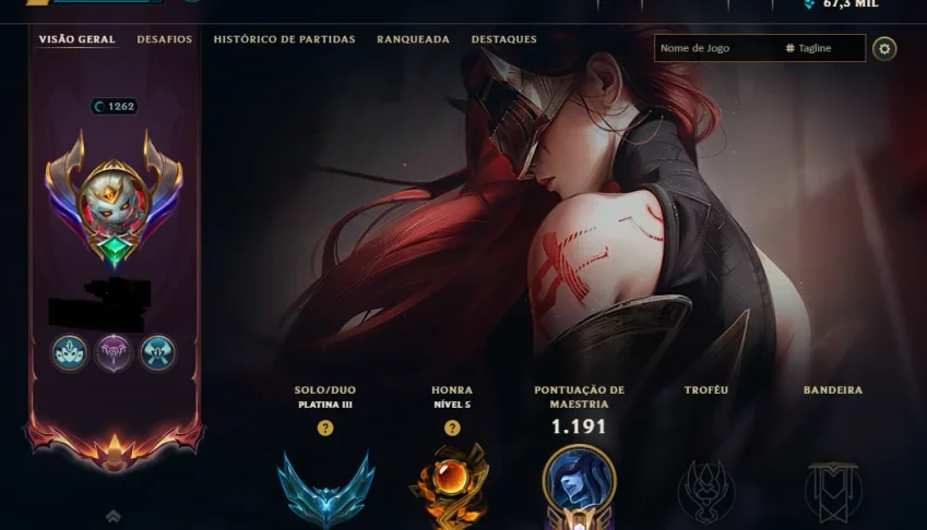 Conta league of legends
