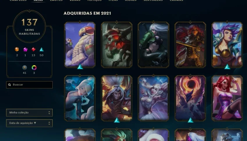 Conta de League Of Legends