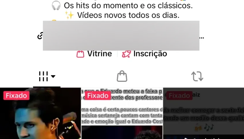 Conta com 143 mil seguidores, engajada, monetizada.