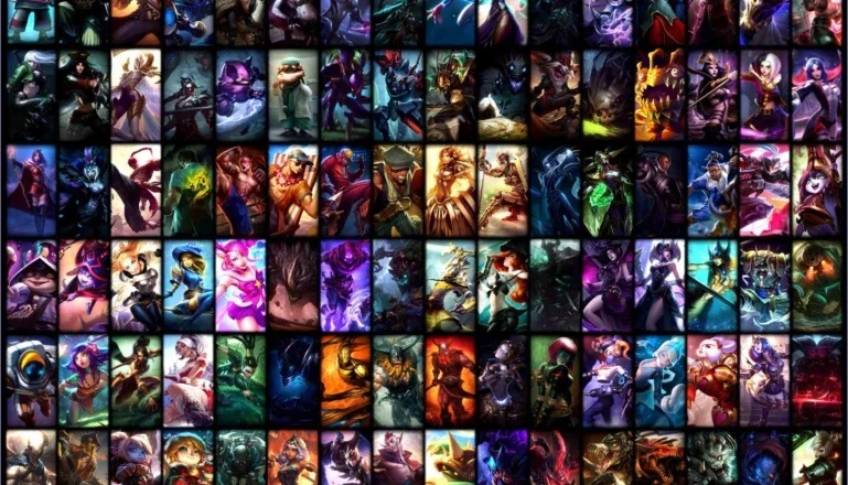 Conta League of Legends, todos os Champs, 115 skins