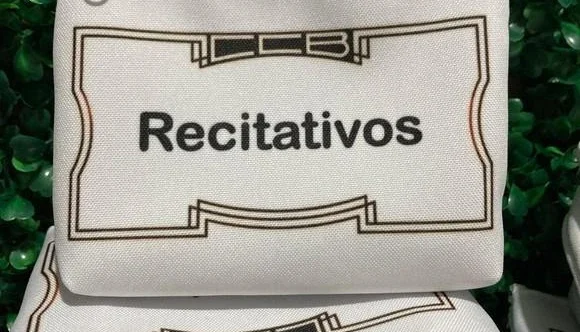 Bolsinha Personalizada Recitativos