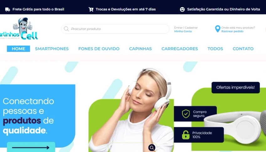Loja Virtual Woocommerce de Eletronicos e Importados
