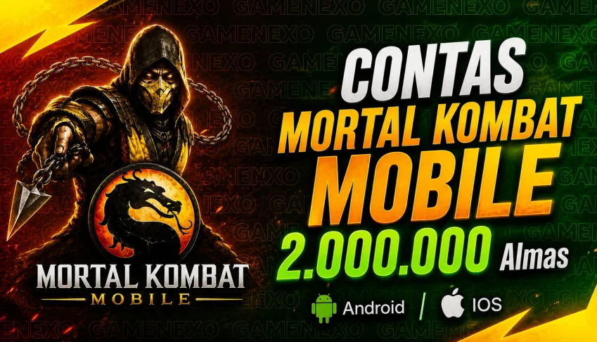 Contas Mortal Kombat Mobile | com Souls e Cartas Diamante