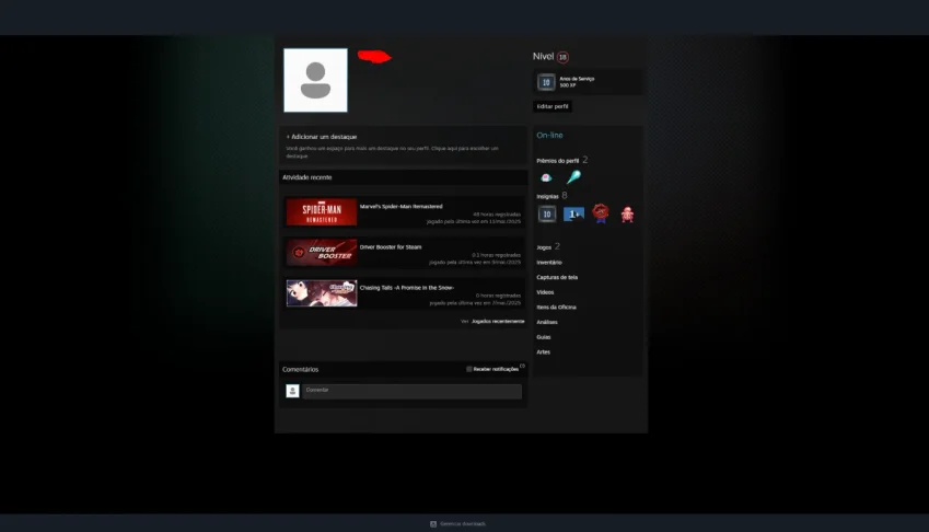 Conta steam 20 de abril de 2016 nv 18