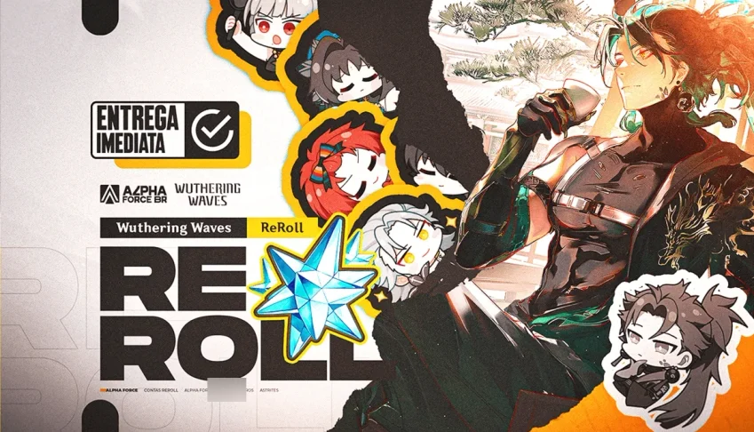 Wuthering Waves - Contas Reroll com Astrites