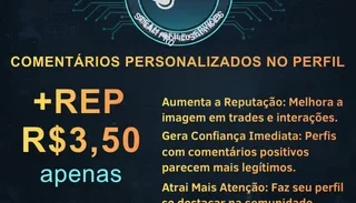 Comentário Personalizado Perfil Steam +Rep