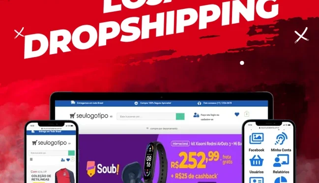 Sites Pack de Lojas para Dropshipping 500+Premium Envio Auto