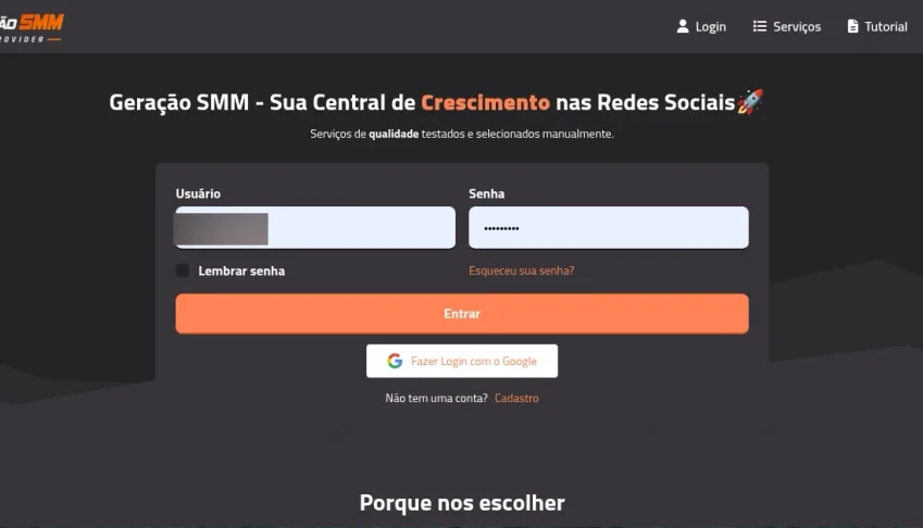 ⭐ Script Painel SMM Perfect Panel 2 Temas ⭐