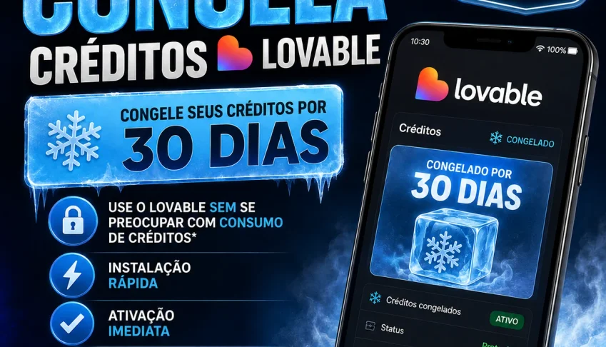 Extensão Congela Créditos Lovable (Android 30 Dias)