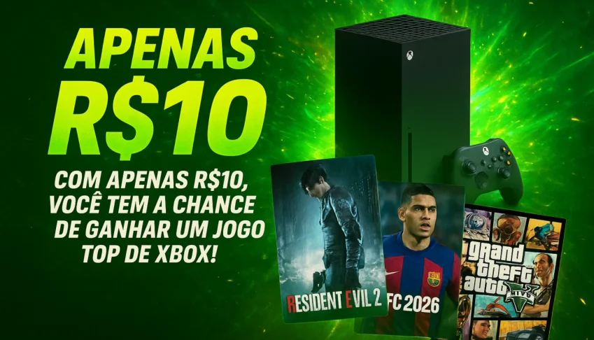 🎮 Só R$10 E Você Pode Levar Um Jogão De Xbox!