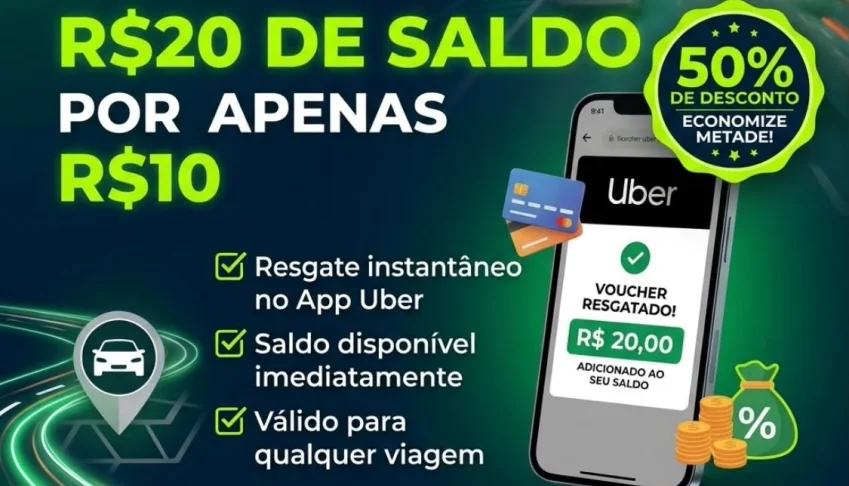 Vouncher 20R$ Uber
