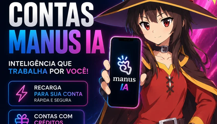 Créditos Manus ia [Recarga Direto Na Sua Conta]