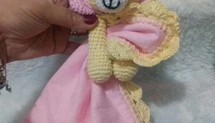 Naninha ou Manta do Apego em Crochê