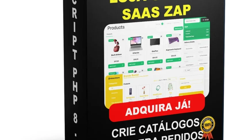 Script Php Saas Loja Online Zap(Funciona com Php 8.1)