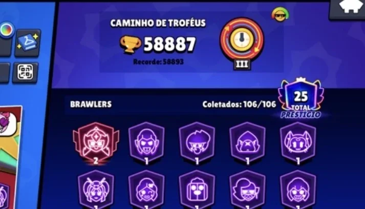 brawl star conta top