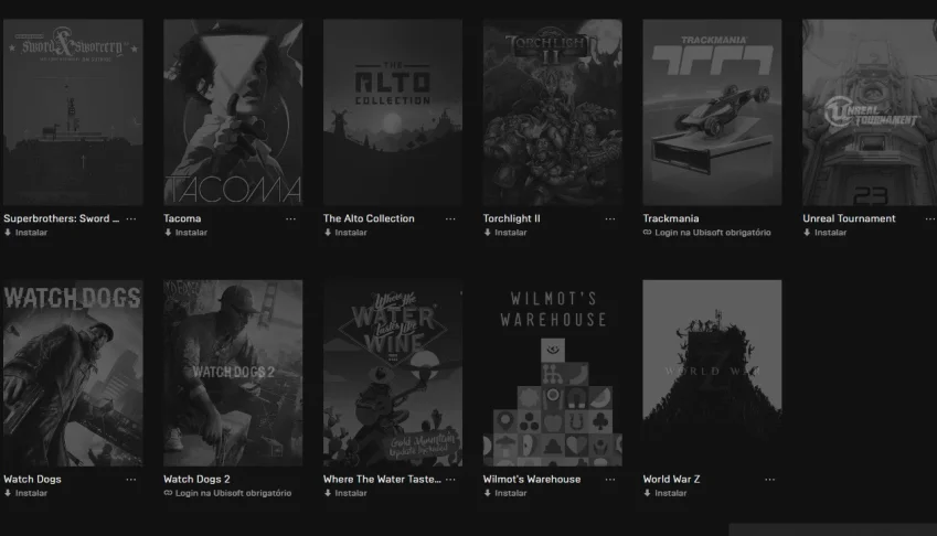 CONTA EPIC GAMES COM 47 JOGOS