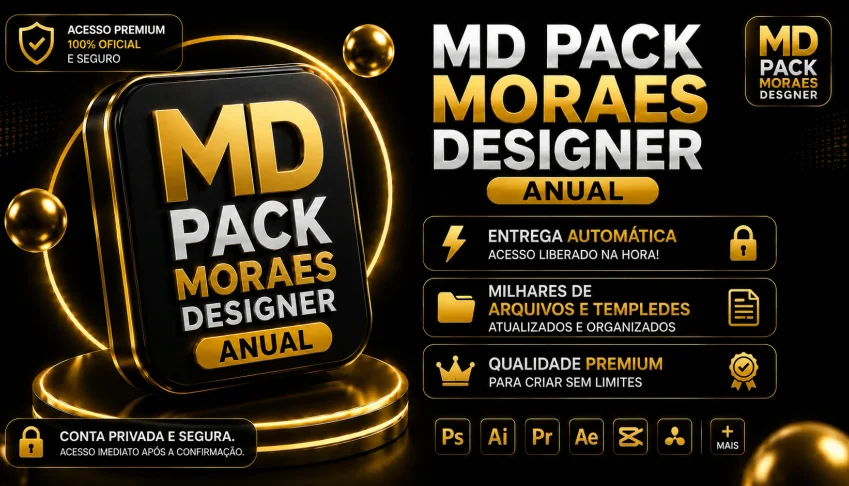 Pack MD Moraes Designer | Anual | Envio Imediato 🎨