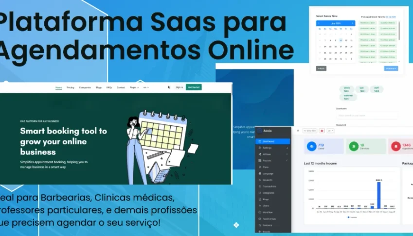 Plataforma SaaS de Agendamento Online - Atualizado✅