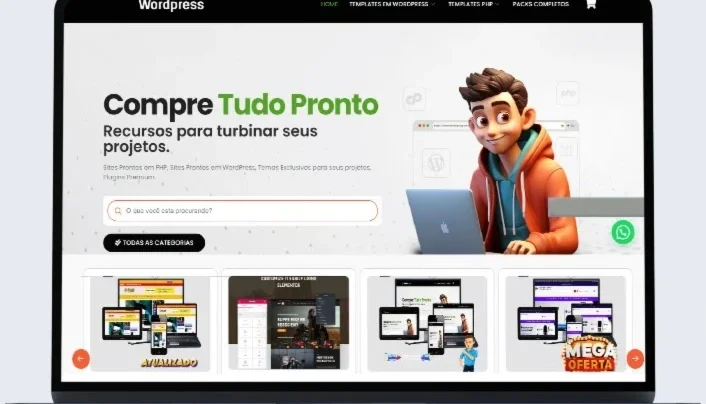 Loja PRONTA Para Vendas De Produtos Digitais