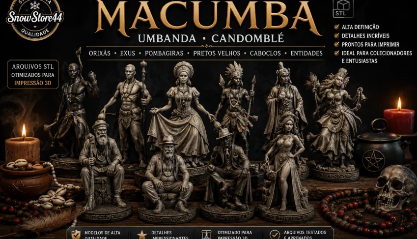 🔥 Pack de STL Ultra Detalhado | Arquivo 3D Premium