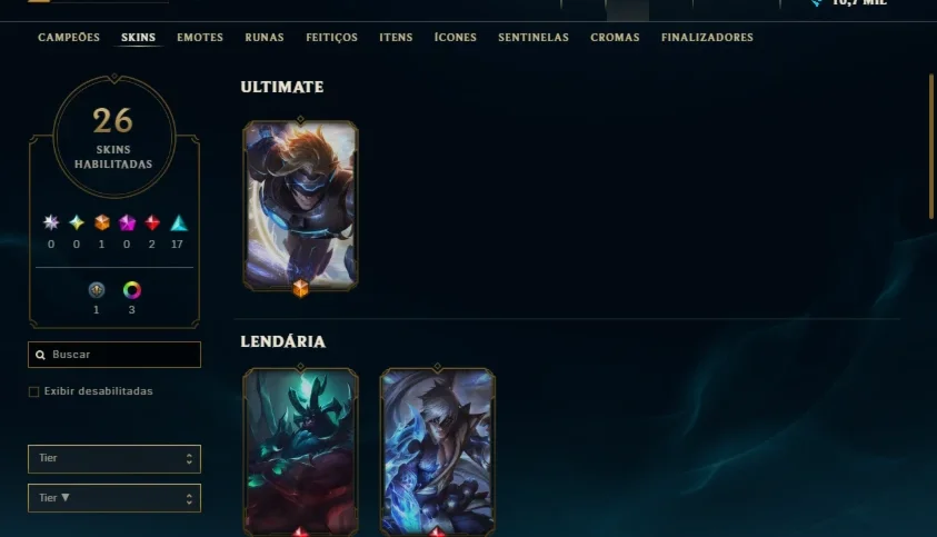 Conta Silver 3 Lol Em Bom Estado
