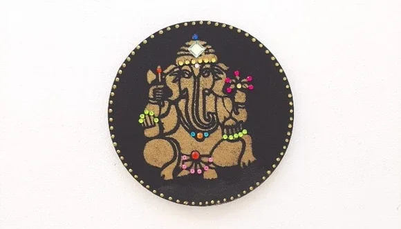 Mandala Indiana Preta