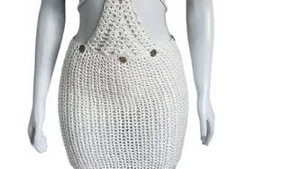 Vestido Festa em Crochê