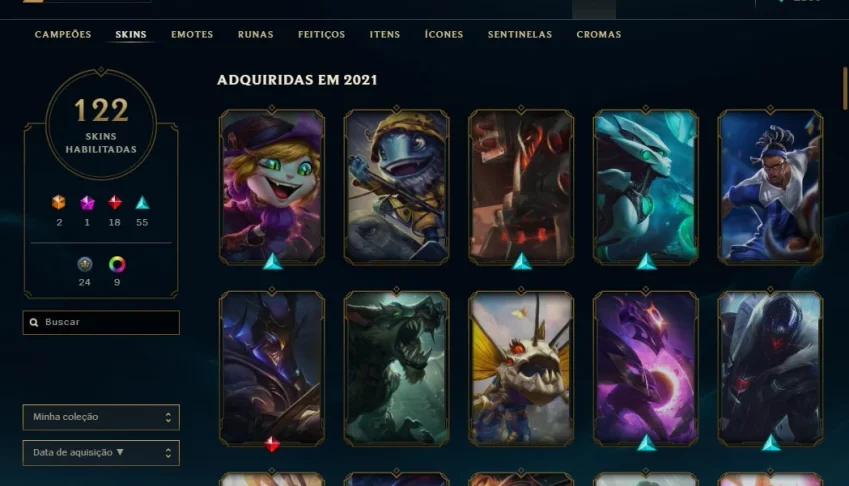CONTA LEAGUE OF LEGENDS