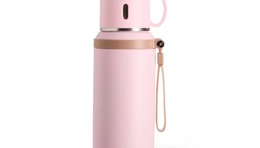 Garrafa Térmica Rosa 600 ml
