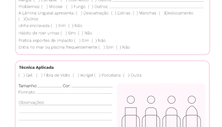 Pack fichas de anamnese pdf