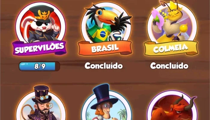 Conta coin master vila 196 com 65k de giros