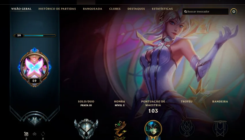 CONTA LEAGUE OF LEGENDS
