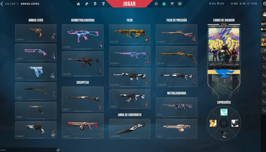 Valorant Conta Full Acesso Faca Rara do Beta