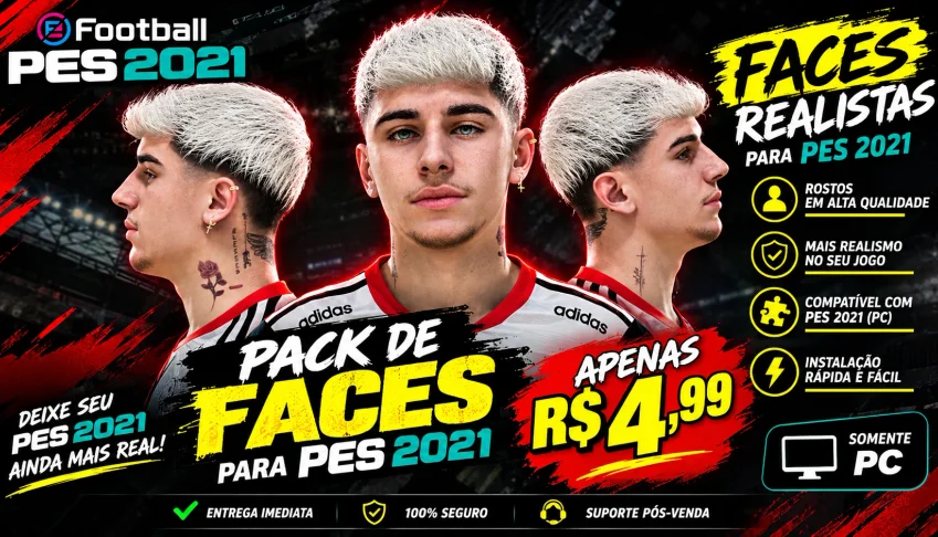 Faces Para Rumo Estrelato Pes 2021 Pc