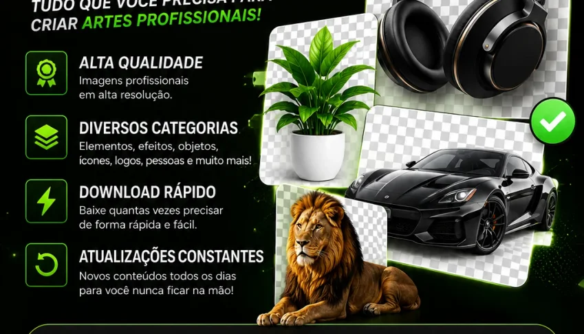 🔥 +50 Milhões De Pngs Premium Em Alta Qualidade! 🔥