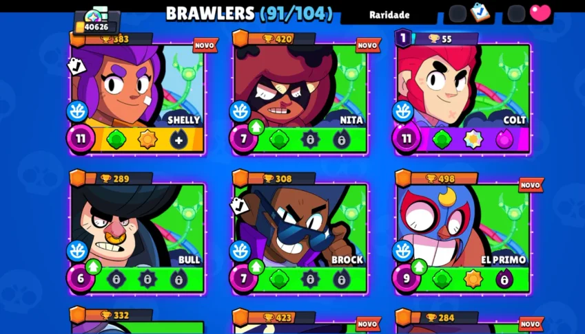 Conta Brawl Stars muito boa para upar!