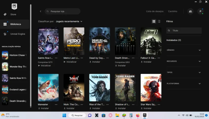Conta steam + epic games de 3500R$ Por 2000R$ + 1 ano spotfy