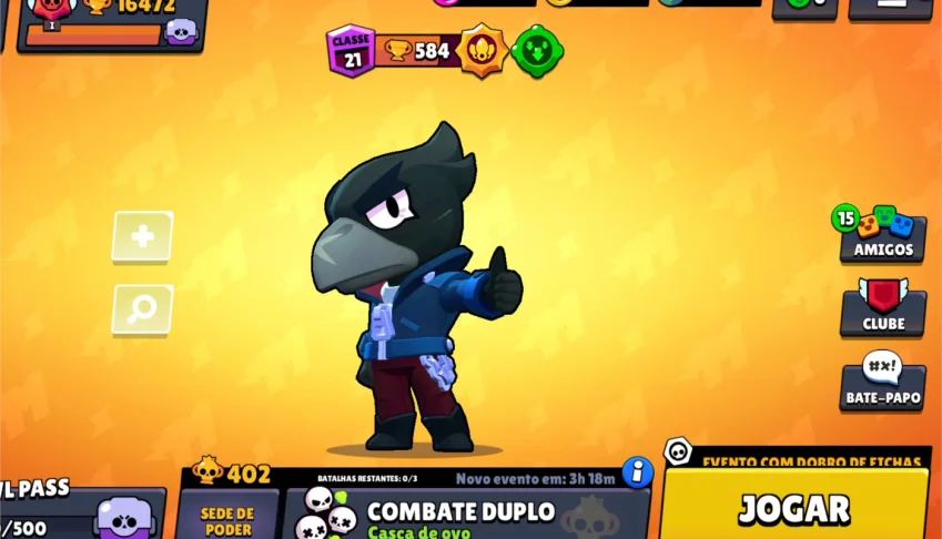 Conta Brawl stars 16.500, 33/38 brawlers e 2 lendários.