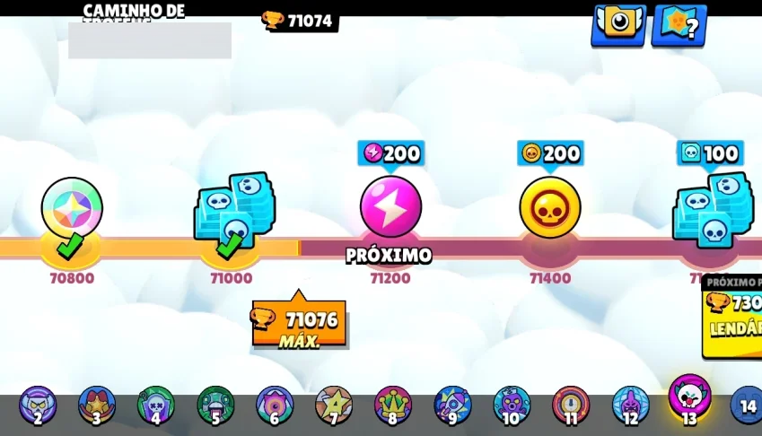 Conta Brawl Stars – 70.695 Troféus
