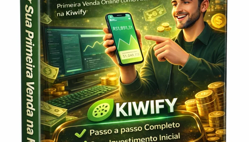 Primeira venda na Kiwify 🥝|Ebook completo